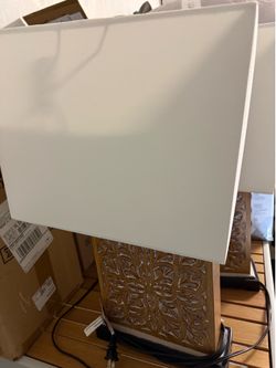 2 side table lamps