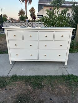 White ikea hemnes dresser