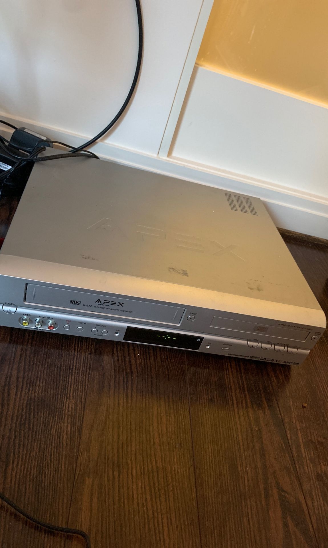 Apex DVD and VHS player