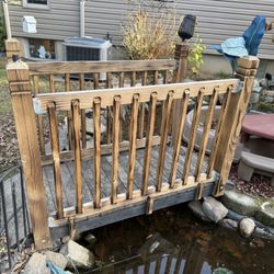 Wooden Decorative Garden Bridge
