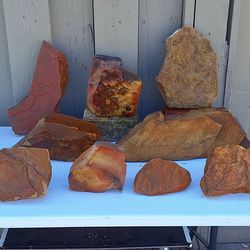 $ $Today 2-23-26 only!!140 for all!$$..Decorarive sandston (lanscaping home decor)Sandstone / fossilized and some with calcite