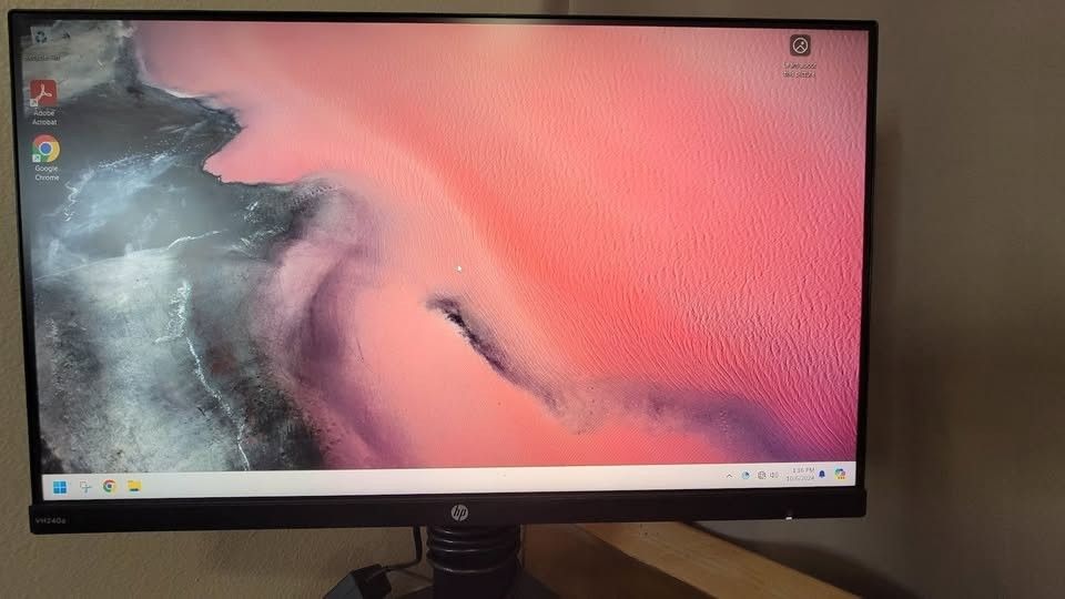 HP VH240a 23.8" IPS LED Backlit Monitor Fast 5ms, 1920x1080 FHD