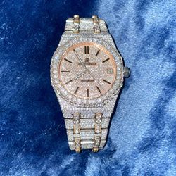 41 MM VVS Moissanite Watch