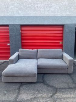 OverSized Gray Sectional Sofa