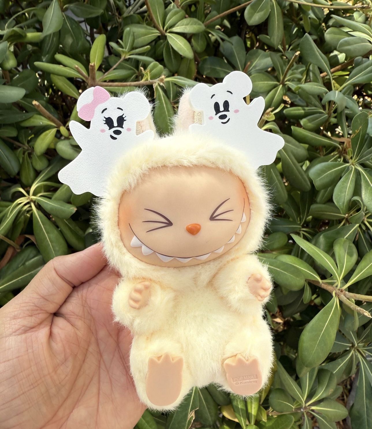 Halloween Ghost Mickey Minnie Mouse 3D Printed Ear Accessory for NuiMO Dolls and Labubu Monsters