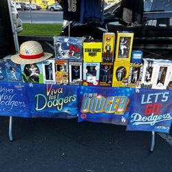 Dodgers BOBBLEHEADS Towels Scarf Ring Bag Different Prices 