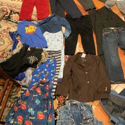 40 Pieces Boys Clothing Size 6 Years Old Mostly Warm Clothing 