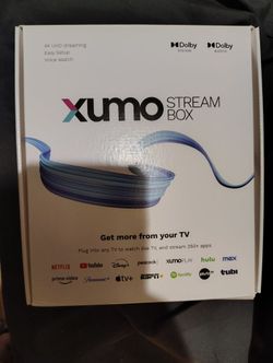 Xumo Stream  Box 4k UHD Streaming (*New Sealed)