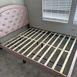 Full Pink Bed Frame