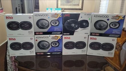8 pairs of brand new 6x9 door speakers 🔊 bocinas nuevas 8 pares juntos 💯