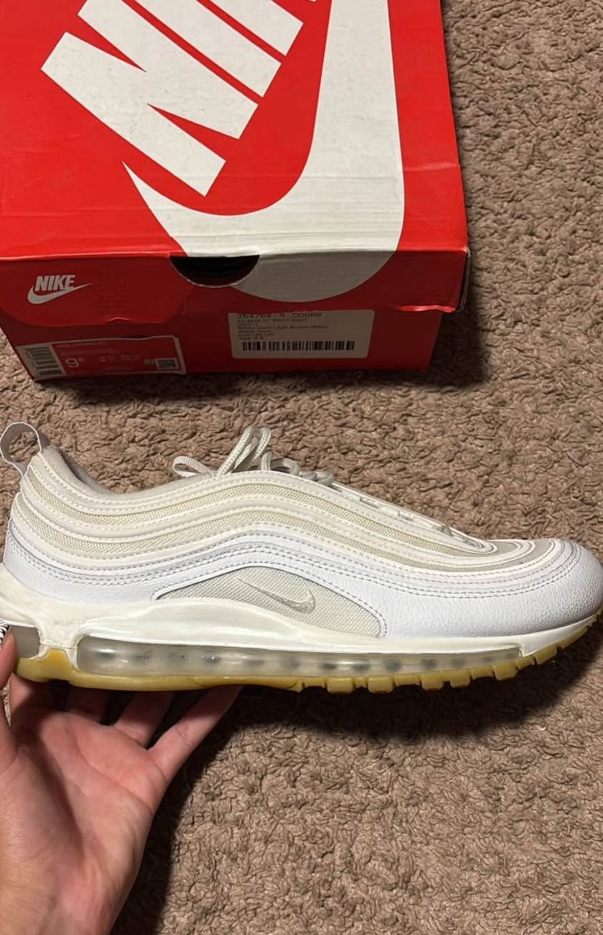 Air Max 97’ White Gum Shoes