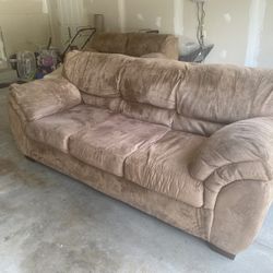 Microfiber Sofa and Loveseat For Sale For $150