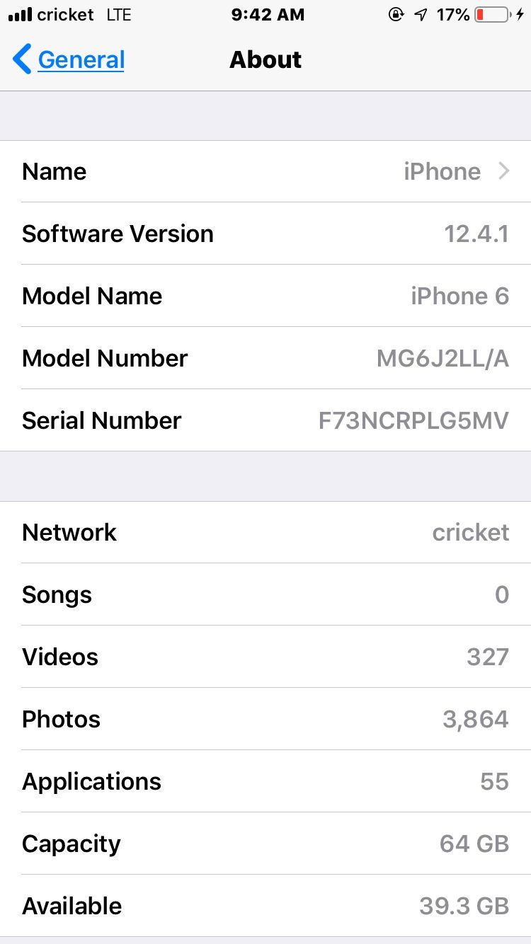 iPhone 6 Fully functional NO craccks