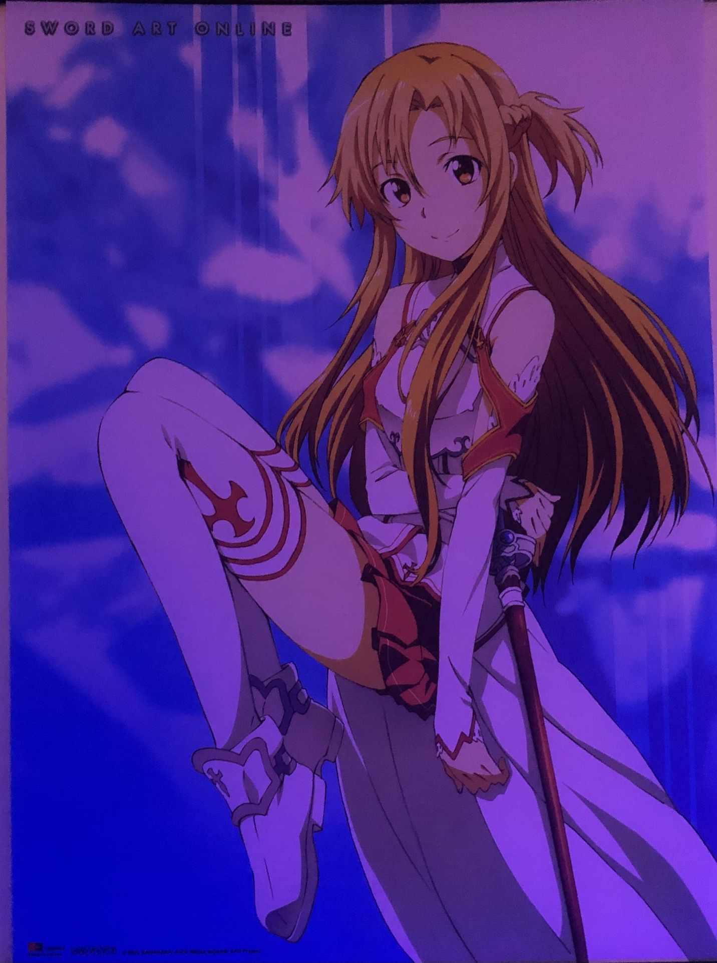 Sword Art Online Asuna Fabric Wall Poster