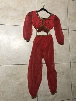 Child red gypsy halloween costume