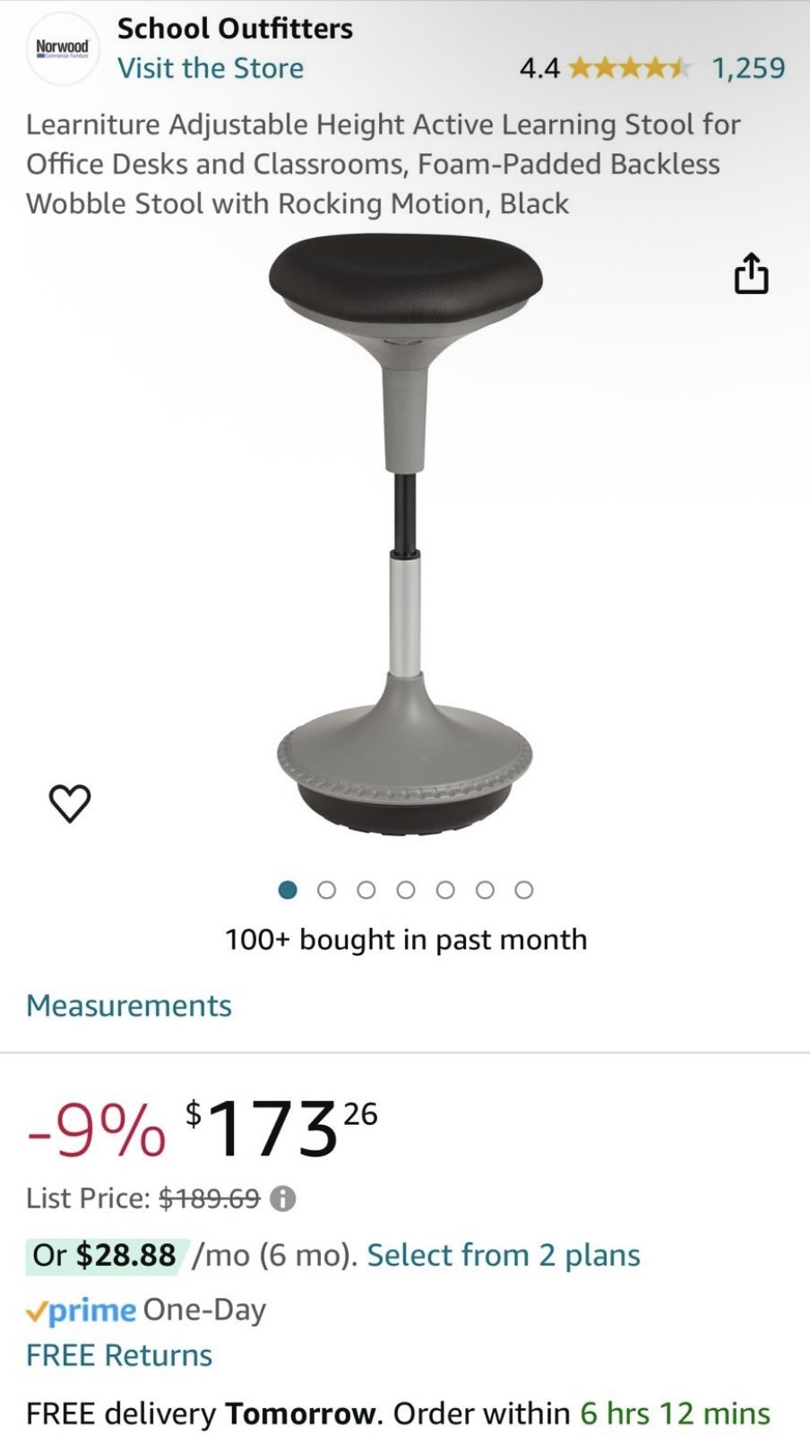Standing Desk Stool