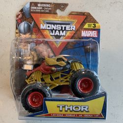 MONSTER JAM MARVEL THOR SERIES 3