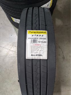 Black Arrow STA02 ST235/85R16 Trailer Tire