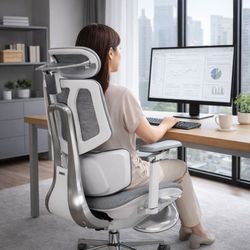 Hbada X7 Smart Ergonomic Office Chair with therapeutic massage & heat therapy