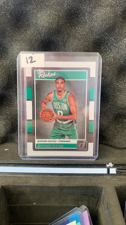 Jayson Tatum Donruss The Rookies Basketball Card