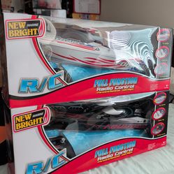 Remote control boats RC 9.6 VOLT NEW BRIGHT