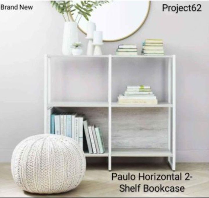 Brand New In Sealed Box Project 62 Paulo 2 Bookcase White