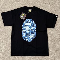 blue bape tee