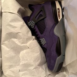 DS NEW SZ 14 AIR JORDAN 4 IV LAKERS PURPLE GOLD