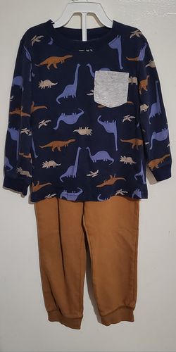 Carter's, 4T, Boys Long Sleeve Dinosaur Outfit