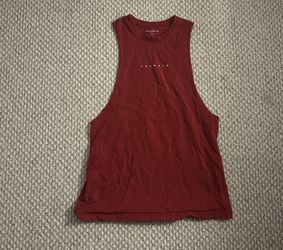 Young LA Red Tank Cut Off Size L