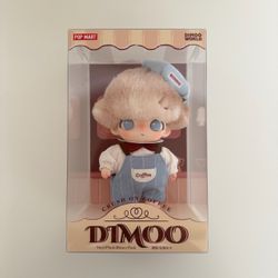 POP MART DIMOO WORLD Crush on Coffee Series Vinyl Plush Blister Pack Art Toy