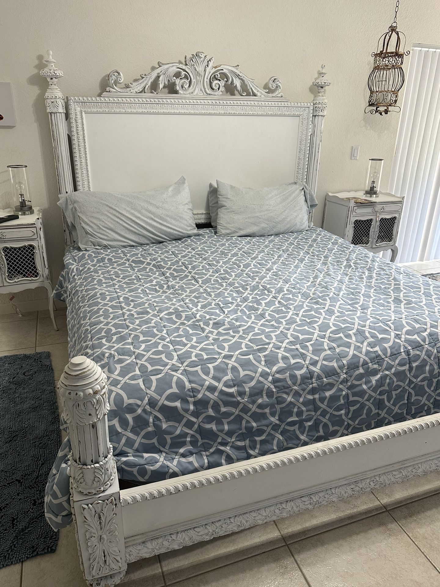 Custom Made King Bed And Vispring Mattress