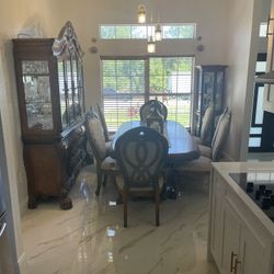 Dining Table With 8 Chairs And  China