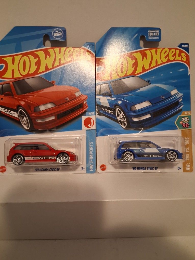 Hot Wheels π₯ πΆ 90 Honda Civic Ef's 2 For $5