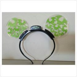 Disney Parks Light-Up Green Bat Ears Headband - Halloween (Multi-Mode)