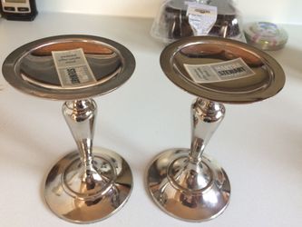 Martha Stewart pedestal pillar candle stand