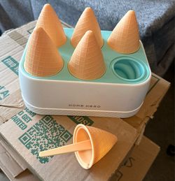 Home Hero Ice Cream Cone Popsicle Mold Set