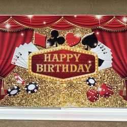 Casino Birthday Decoration / Party / Theme