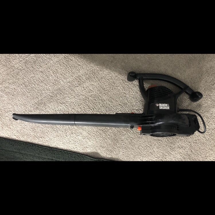 Black And Decker Wired Leaf Blower