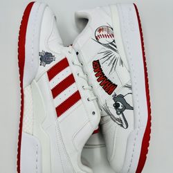 ADIDAS ORIGINALS FORUM LOW DISNEY PIXAR WHITE LOTSO SCARLET GX0991 SIZE 11 NEW