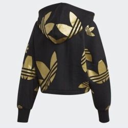Ladies Adidas Logo Fleece Hoodie/Jogger Set