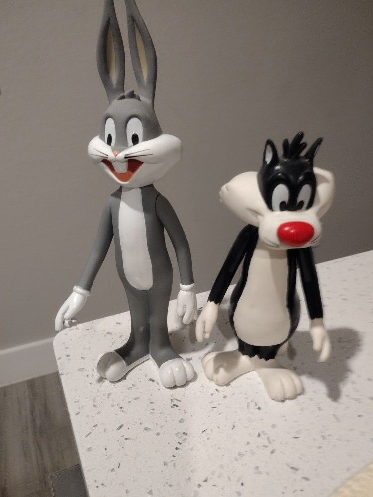 Warner Brothers Vintage Bugs Bunny And Sylvester
