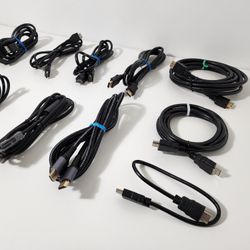Lot of 11 HDMI Cables
