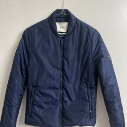 BALLY Bomber Jacket Coats Blue Size M