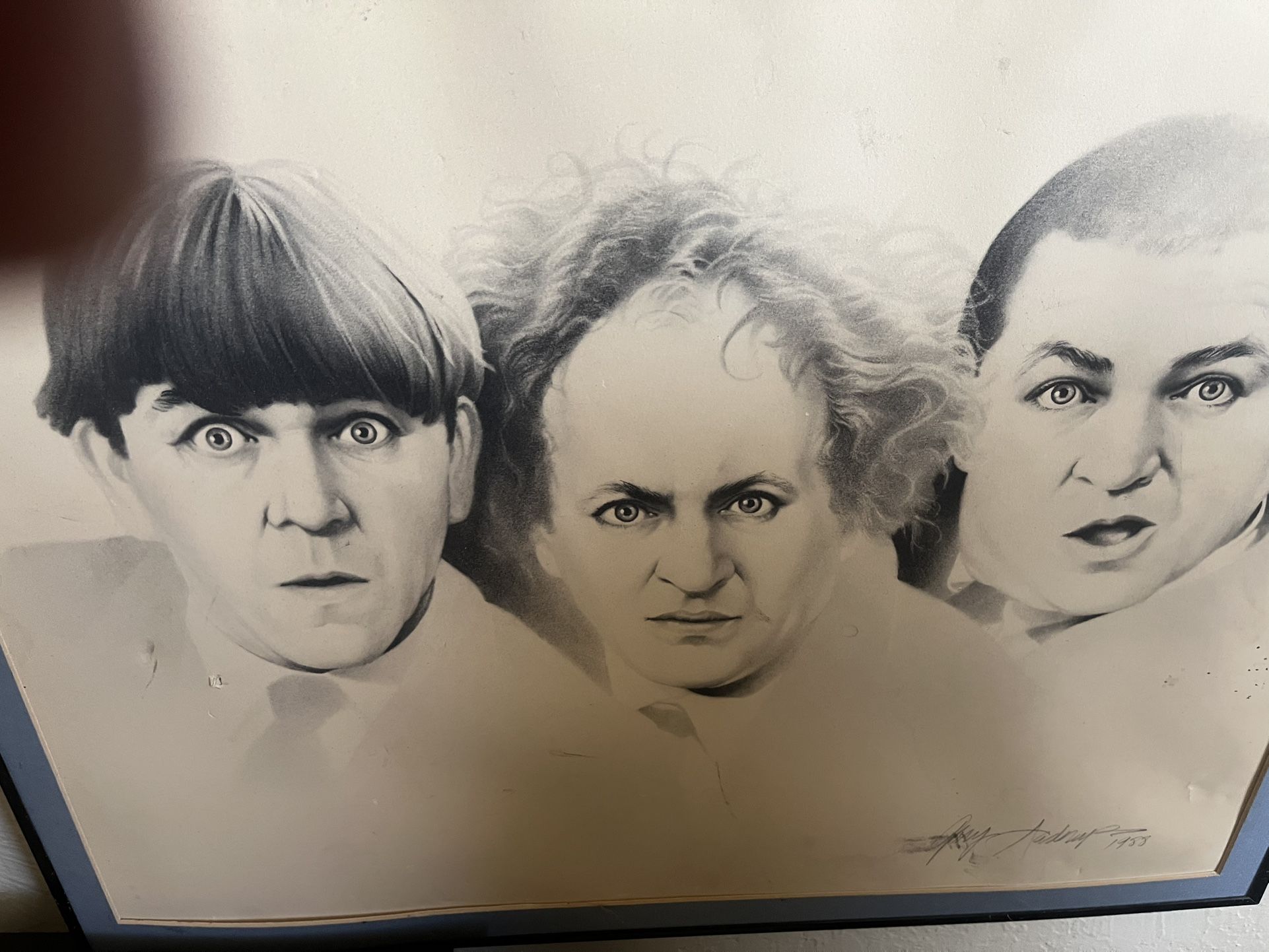 3 Stooges Lithograph