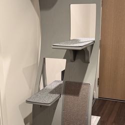 The Refined Feline Lotus Cat Tower – 69” Modern Cat Tree