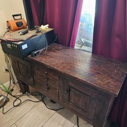 Wood Sideboard 