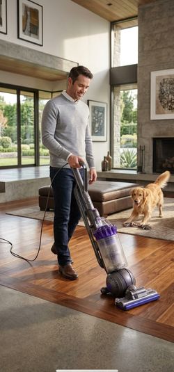 Dyson DC17 Animal Upright Vacuum Cleaner, Purple and Gray