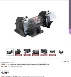 10 Inch Bench Grinder
