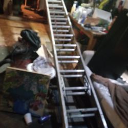 
Werner aluminum 32 foot ladder